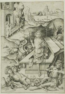 Zmartwychwstanie autorstwa Israhel van Meckenem the younger