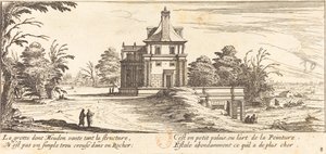 Grota Meudon autorstwa Israël Silvestre