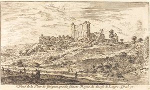 Widok z wieży Grignon autorstwa Israël Silvestre