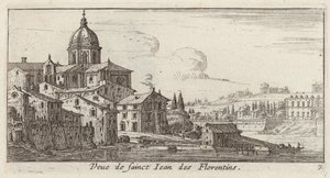 Widok św. Jana z Florencji autorstwa Israël Silvestre