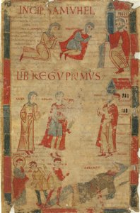 Cztery sceny z Pierwszej Księgi Samuela autorstwa Italian 11th Century