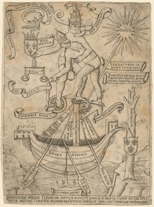 Alegoria cesarza i papieża autorstwa Italian 15th Century