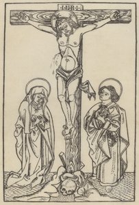 Chrystus na krzyżu autorstwa Italian 15th Century or Master I.D.