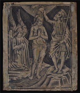 Chrzest Chrystusa autorstwa Italian 16th Century