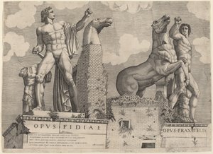 Dzieło córki... Dzieło Praxitel autorstwa Italian 16th Century