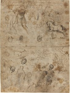 Arkusz studiów autorstwa Italian 16th Century