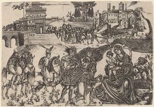 Pokłon Trzech Króli autorstwa Italian 16th Century