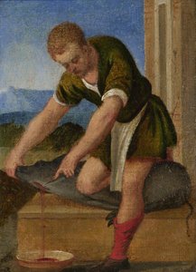 Praca Miesiąca: grudzień, ok. godz. 1580 autorstwa Italian Master