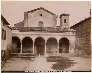 Kościół Ducha Świętego, Rawenna, Emilia-Romania, Włochy, fot. Pietro Poppi, Bolonia, ok. 1900 autorstwa Italian Photographer