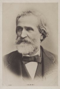 Giuseppe Verdi, włoski kompozytor autorstwa Italian Photographer