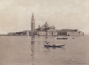 Isola S Giorgio (zdjęcie czarno-białe) autorstwa Italian Photographer