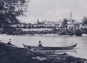 Włochy: Ivrea (zdjęcie czarno-białe) autorstwa Italian Photographer