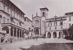 Włochy: Montcalieri (zdjęcie czarno-białe) autorstwa Italian Photographer