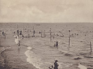Lido, Bagni Di Mare (zdjęcie b / w) autorstwa Italian Photographer