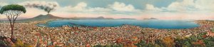 Neapol: Panorama Generale (zdjęcie kolorowe) autorstwa Italian Photographer