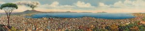 Neapol: Panorama Generale (zdjęcie kolorowe) autorstwa Italian Photographer