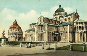 Piza: katedra (zdjęcie kolorowe) autorstwa Italian Photographer