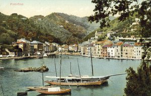 Portofino, Włochy (kolorowe zdjęcie) autorstwa Italian Photographer