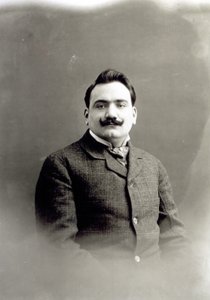 Portret Enrico Caruso, ok. 1900 autorstwa Italian Photographer
