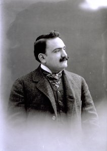 Portret Enrico Caruso, ok. 1900 autorstwa Italian Photographer