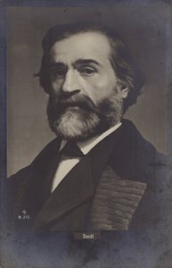 Portret Giuseppe Verdiego autorstwa Italian Photographer