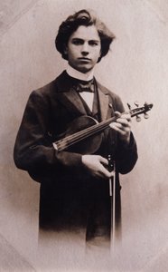 Portret Jana Kubelika (1880-1940), czeskiego skrzypka i kompozytora