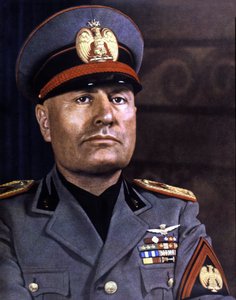 Portret Mussoliniego (zdjęcie)