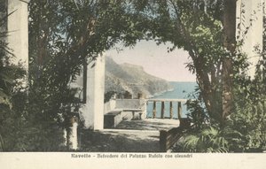 Ravello, Włochy, Belweder Pałacu Rufolo autorstwa Italian Photographer