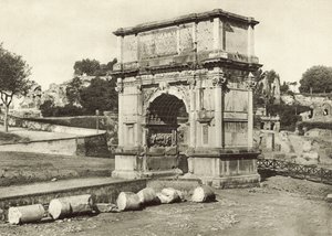 Forum Romanum, Łuk Tytusa autorstwa Italian Photographer