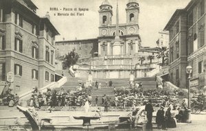 Rzym, Włochy, Schody Hiszpańskie autorstwa Italian Photographer