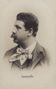 Ruggero Leoncavallo, włoski kompozytor autorstwa Italian Photographer