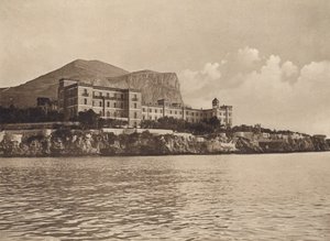 Sycylia / Sycylia: Villa Igea (zdjęcie czarno-białe) autorstwa Italian Photographer