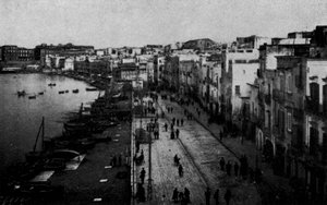 Taranto, Stare Miasto, Panorama (zdjęcie czarno-białe) autorstwa Italian Photographer