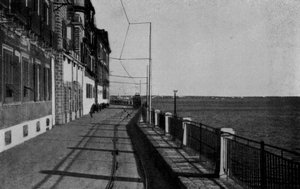 Taranto, Corso Vittorio Emanuele (b / w zdjęcie) autorstwa Italian Photographer