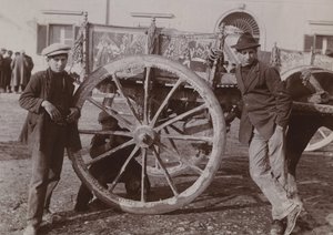 Typowy wózek sycylijski, 1920 autorstwa Italian Photographer