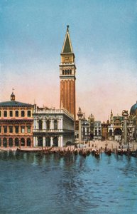 Wenecja: Piazzetta s Marco dal Mare (kolorowe zdjęcie) autorstwa Italian Photographer