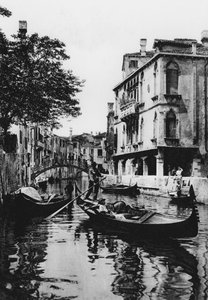 Wenecja, Rio Priuli (zdjęcie czarno-białe) autorstwa Italian Photographer