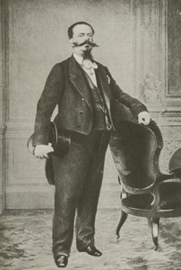 Wiktor Emanuel II, król Włoch (zdjęcie czarno-białe) autorstwa Italian Photographer