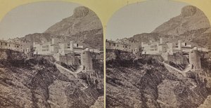 Widok na Pałac Książąt w Księstwie Monako autorstwa Italian Photographer