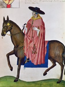 Biskup z „Codex Capodilista” (welum) autorstwa Italian School
