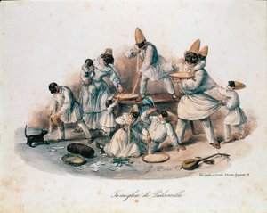 Rodzina pulcinella (polichinelle) o charakterze komedii dell