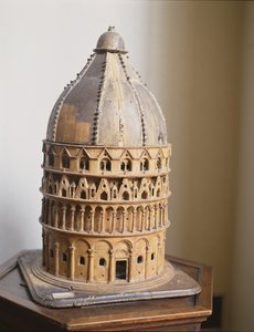 Model Baptysterium w Pizie (drewno)