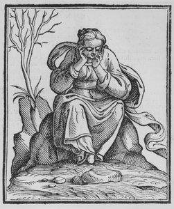 Alegoria melancholii autorstwa Italian School