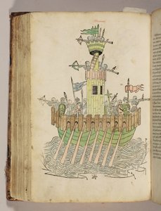 Ilustracja z De re militari (O sztuce wojskowej) autorstwa Robertusa Valturiusa (1413-1484) autorstwa Italian School