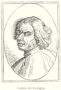 Andrea del Castagno (grawerunek) autorstwa Italian School