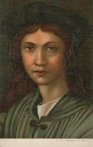 Andrea del Sarto, włoski malarz (chromolitograf) autorstwa Italian School