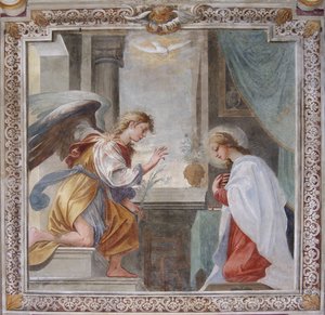 Zwiastowania, kaplica św. Małgorzaty autorstwa Italian School