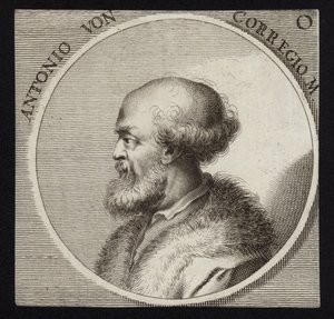 Antonio da Correggio autorstwa Italian School