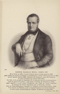 Camillo Benso autorstwa Italian School