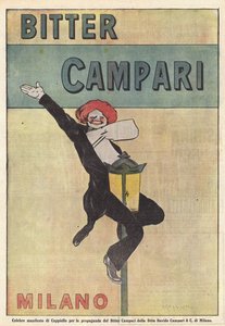Campari Bitters (kolorowa litografia) autorstwa Italian School
